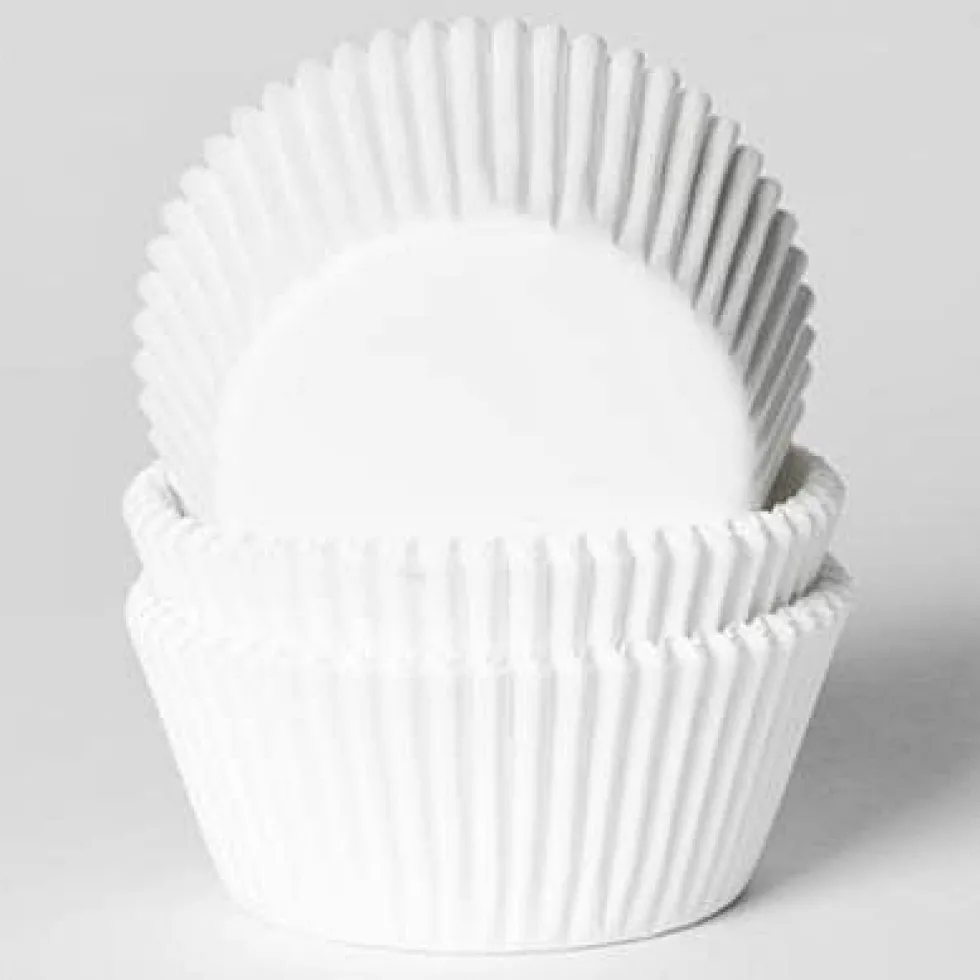 Mini cápsulas Cupcakes Blancas 500 unidades