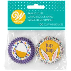 Mini Cápsulas para Cupcakes Pascua Hip Hop 100 Unidades