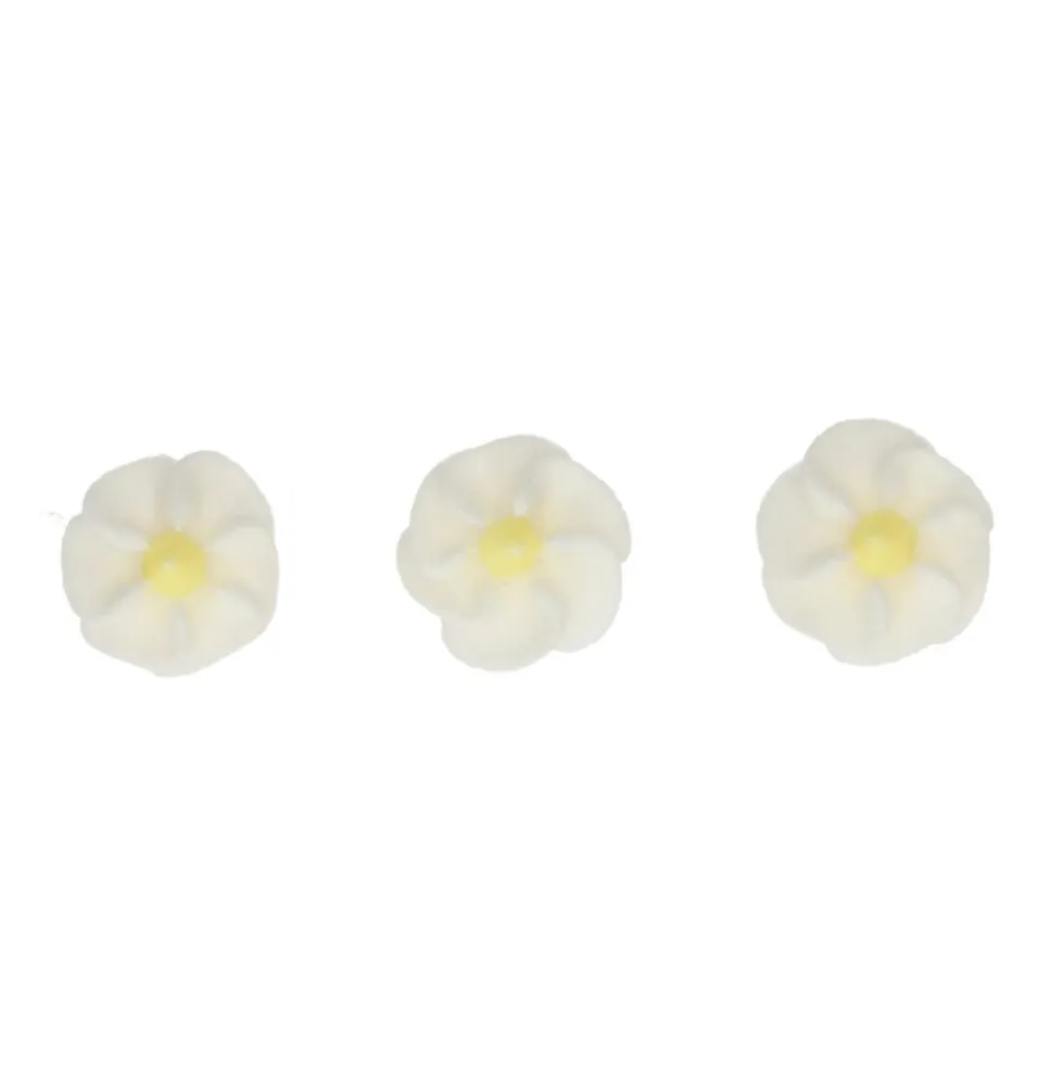 Mini Flores de Azúcar Blancas 56 ud