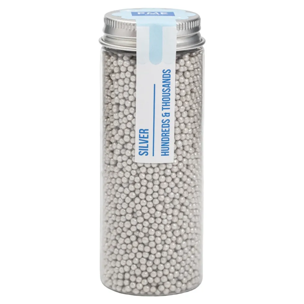 Mini Perlas de Azúcar Plateadas 86 gr - PME