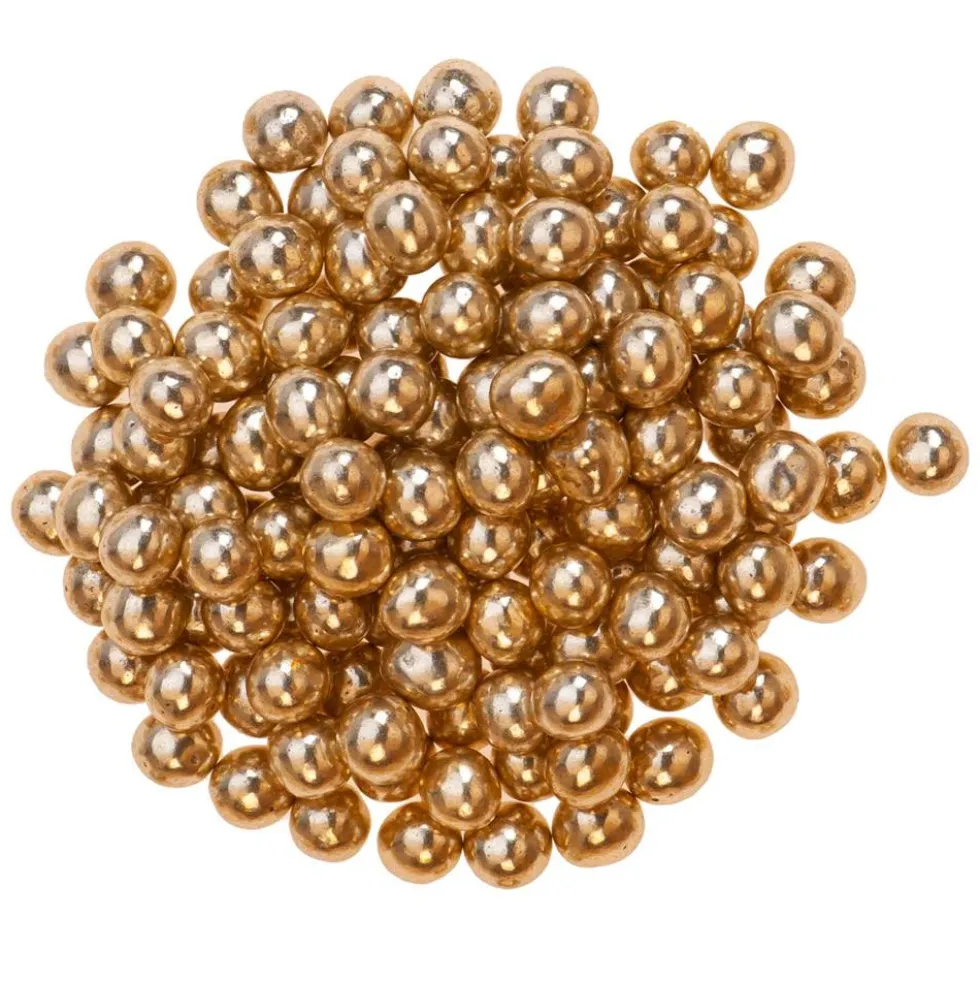 Mini Perlas de Chocolate Crispy Oro 350 gr