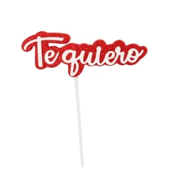 Mini Toppers Te Quiero 9 cm 6 ud