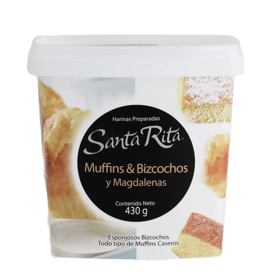 Mix Harina Bizcochos, Magdalenas y Muffins 430 gr - Santa Rita