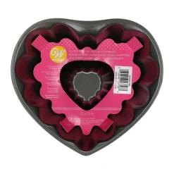 Molde Acanalado Corazón 20 cm