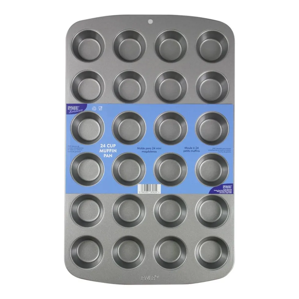 Molde Antiadherente para 24 Mini Cupcakes
