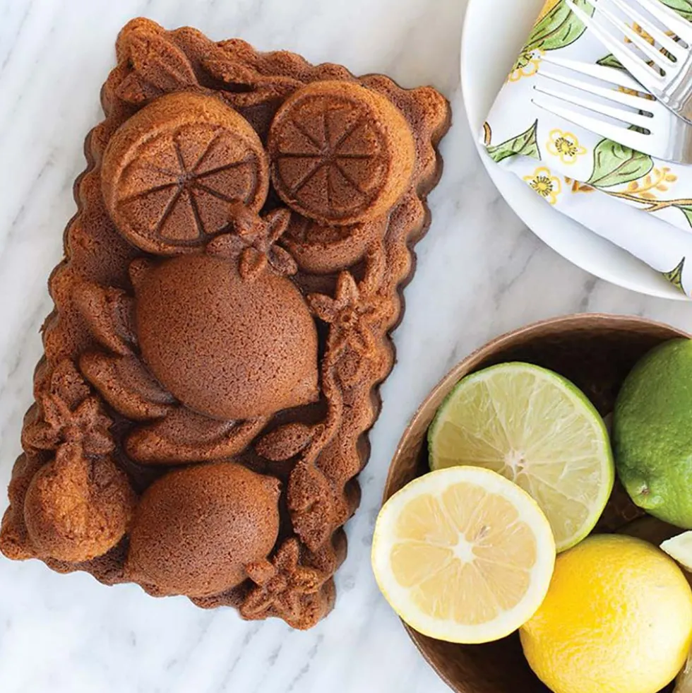 Molde Citrus Blossom Nordic Ware Loaf Pan
