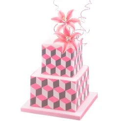 Molde Cuadrado Ajustable 20 cm de Alto - Cake Masters