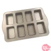Molde de Acero Formas Rectangulares 8 Cavidades
