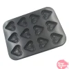 Molde de Acero para 12 Corazones