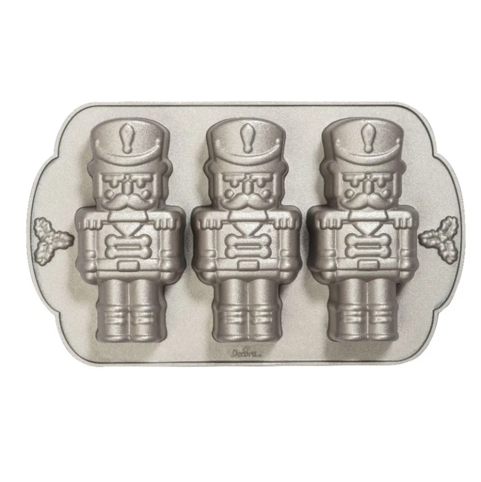 Molde de Aluminio Cascanueces 3 Cavidades