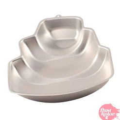 Molde de Aluminio 3D con Relieve Tarta Inclinada