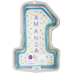 Molde de Aluminio 3D Número 1 - Wilton