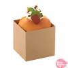 Molde de Cartón Horneable Forma de Cubo 6 cm