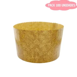 Molde de Papel para Panettone Mini (Panettoncino) - 100 gr 100 Ud