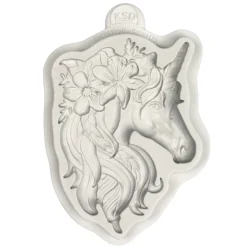 Molde de Silicona Cabeza de Unicornio