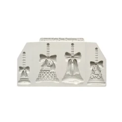 Molde de Silicona Campanas Navideñas