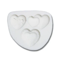 Molde de silicona Corazones Städter