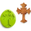 Molde de Silicona 3D Cruz