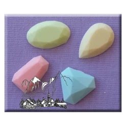 Molde de Silicona Gemas Pequeñas
