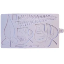 Molde de Silicona Hojas Tropicales