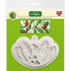 Molde de Silicona Muérdago de Navidad