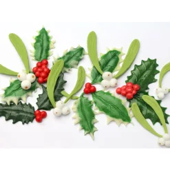 Molde de Silicona Muérdago de Navidad