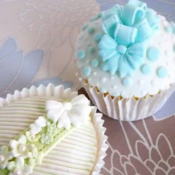Molde de Silicona para Fondant Lazos