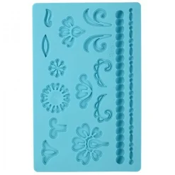 Molde de Silicona para Fondant Damasco