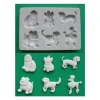 Molde de Silicona Perritos