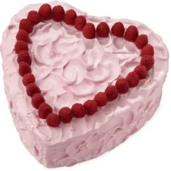 Molde forma corazón rojo 22cm