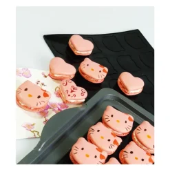 Molde Macarons Hello Kitty y Corazones