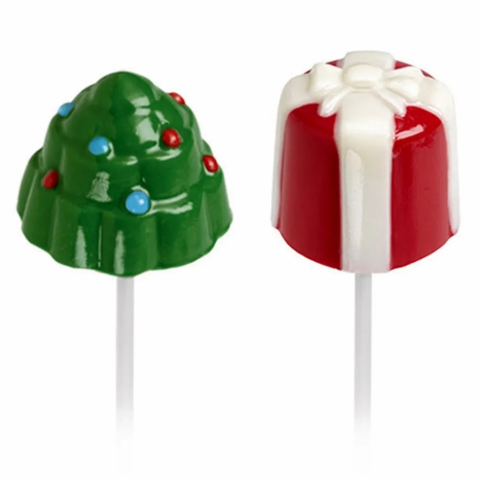 Molde para chocolate arbolito y regalo
