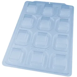 Molde para Chocolate Bombón Cubo Pequeño 12 Cav - Bwb