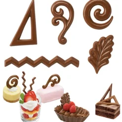Molde para chocolate Decoraciones para postres