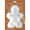 Molde para Chocolate 3D Muñeco de Jengibre 18 cm - Scrapcooking
