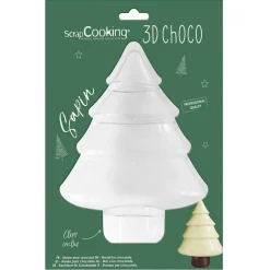 Molde para Chocolate 3D Árbol Navidad 18 cm - Scrapcooking