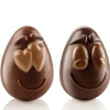 Molde para Chocolate Huevos Sonrientes 3D