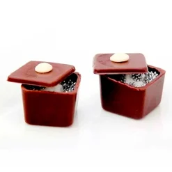 Molde para Chocolate Mini Caja Cuadrada 24 Cav - Bwb
