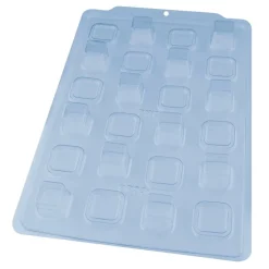 Molde para Chocolate Mini Caja Cuadrada 24 Cav - Bwb