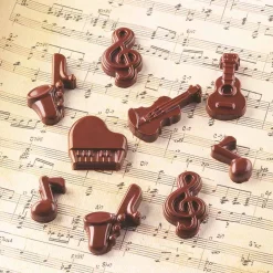 Molde para chocolate Música