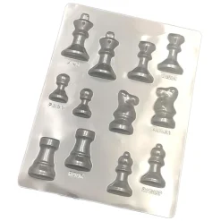 Molde para Chocolate - Piezas de Ajedrez