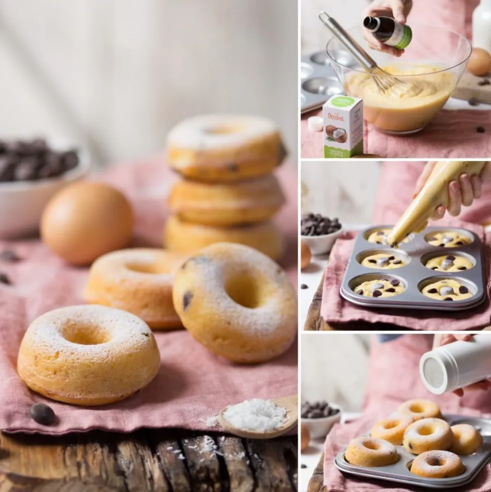 Molde para Donuts de Acero 6 Cavidades - DECORA