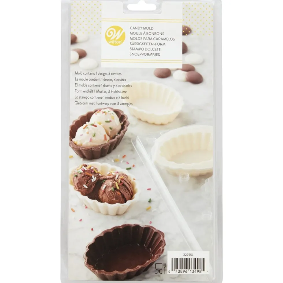 Molde para Formar Conchas de Chocolate