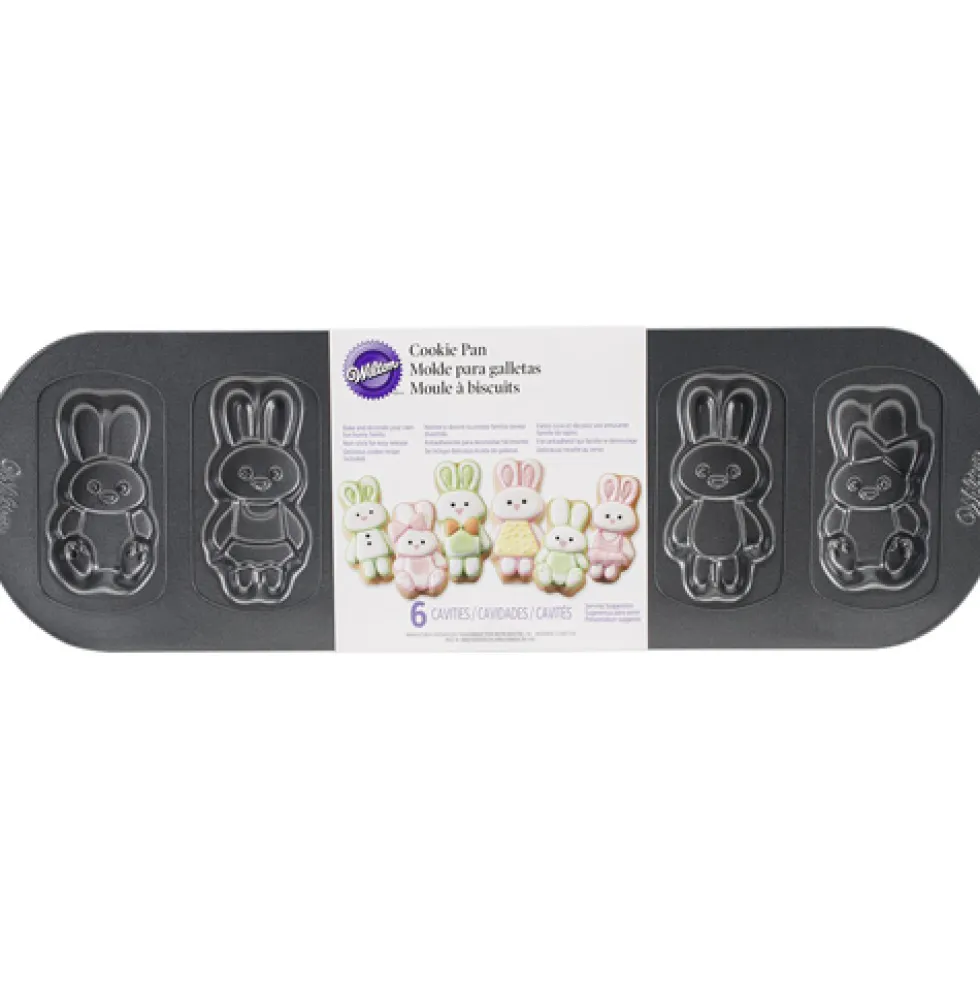 Molde para galletas conejitos