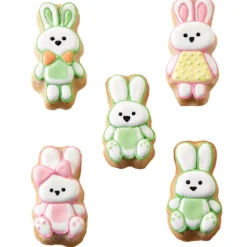 Molde para galletas conejitos