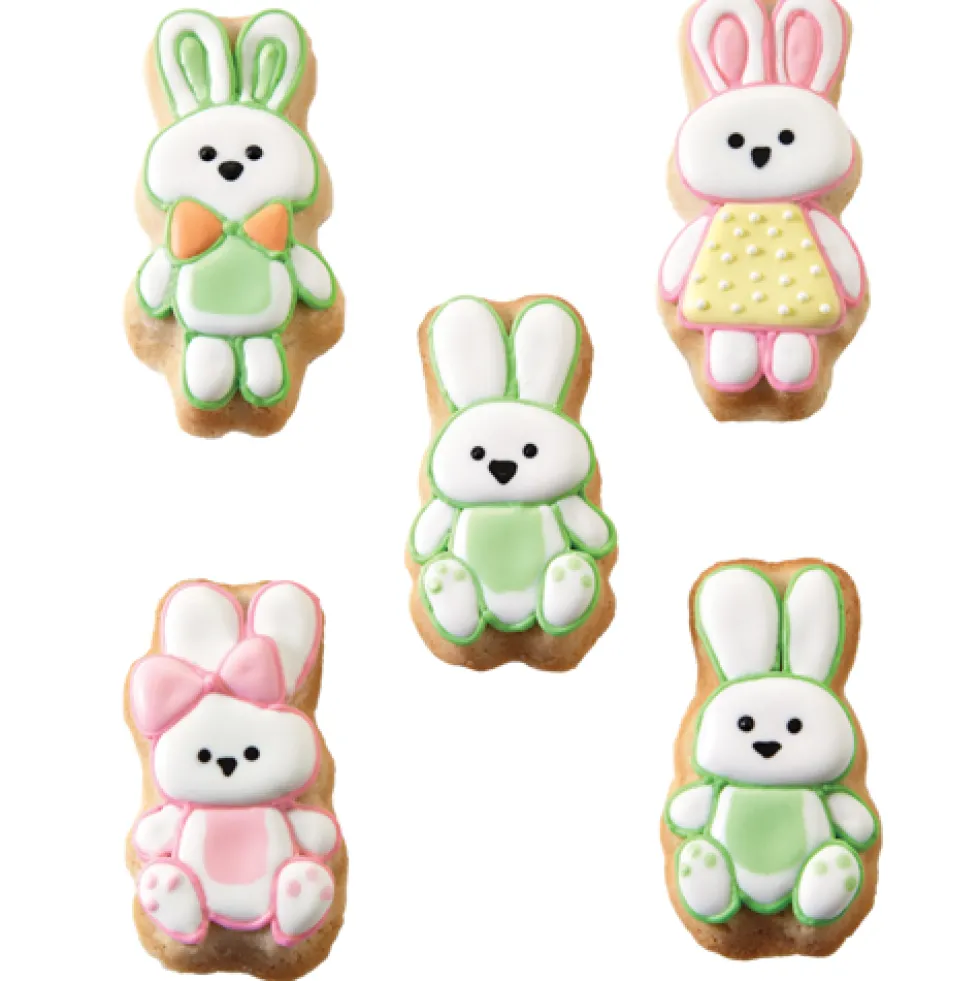 Molde para galletas conejitos