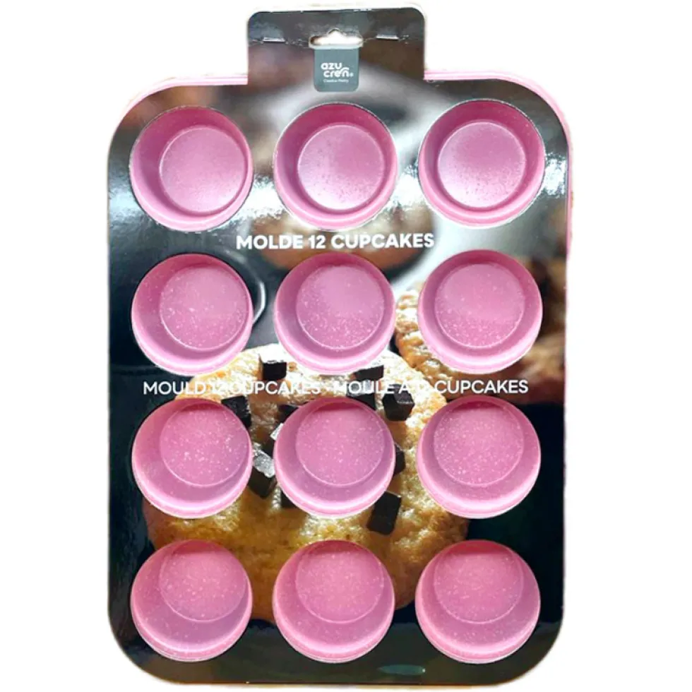 Molde para 12 Muffins o Cupcakes