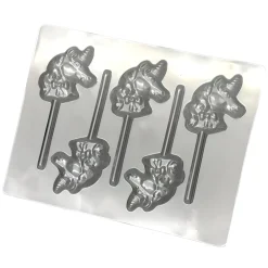Molde Piruletas de Chocolate - Unicornios