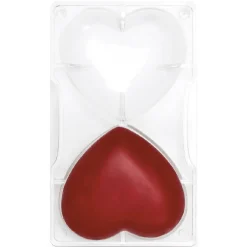 Molde Policarbonato Corazones 10 cm