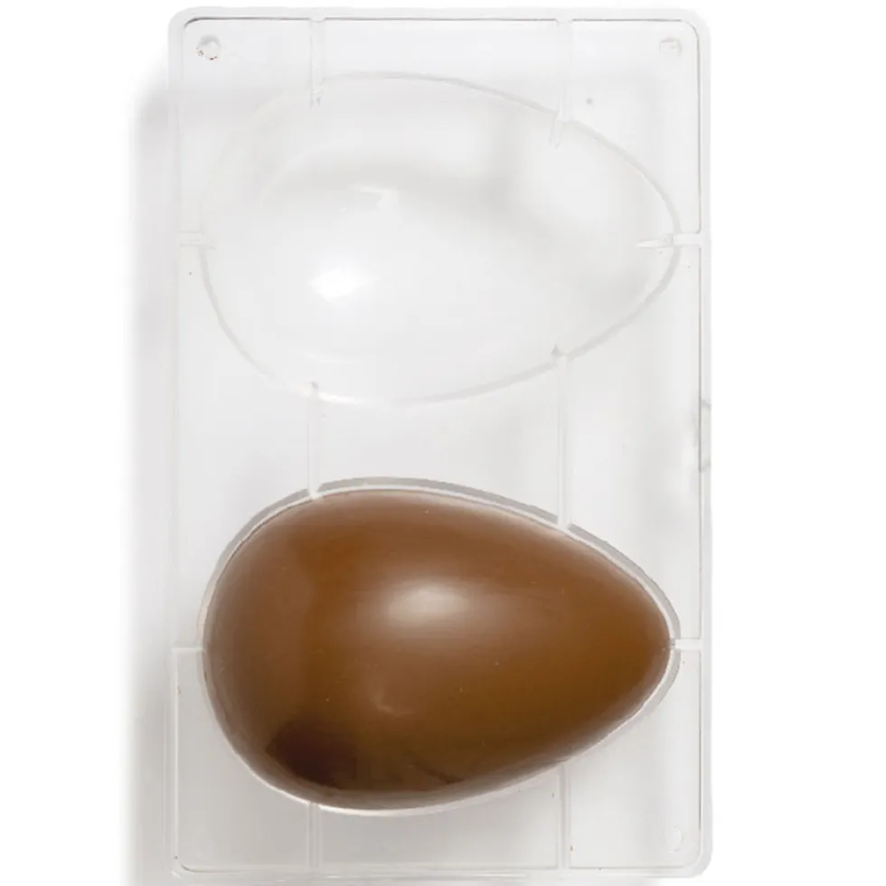 Molde Policarbonato Huevo de Chocolate 15 cm